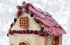 Festive Meat-Made Holiday Houses