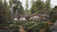 Wooden Surrounded Concrete Homes Image 1