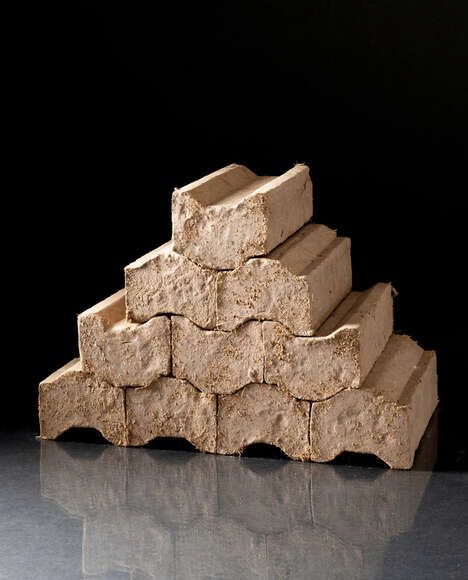 Low-Carbon Biomaterial Bricks