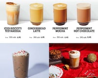 Festive Specialty Coffee Menus Image 1