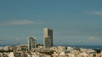 Nightlife Nestled Tower Buildings Image 2