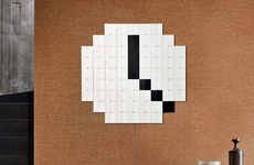 Pixelated Flip-Style Wall Clocks