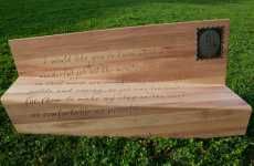 Inscribed Outdoor Seating