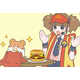 Adorable Japanese QSR Mascots Image 1