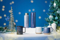 Glittering Holiday Drinkware Lines Image 1