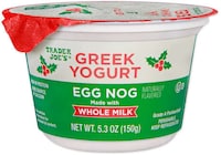 Festive Egg Nog Yogurts Image 1