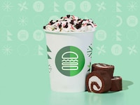 Chocolate Yule Log Shakes Image 1