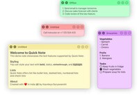 Colorful Computer Sticky Notes Image 1