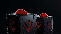 Metallic Red Esports Mice Image 1