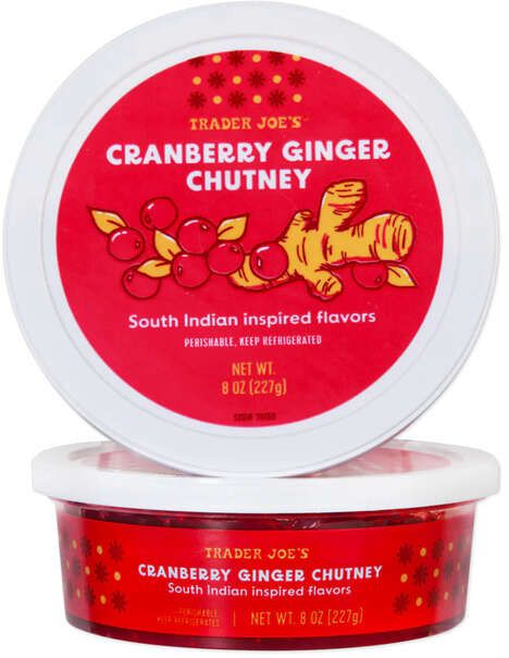 Seasonal Cranberry Ginger Chutneys