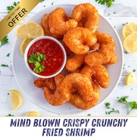 Plant-Based Crispy Fried Shrimps