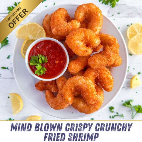 Plant-Based Crispy Fried Shrimps