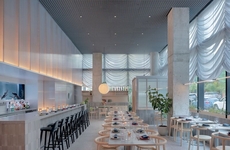 Modern Gray-Brick Restaurants