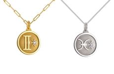 Engraved Zodiac Pendants