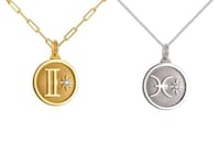 Engraved Zodiac Pendants Image 1