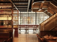 Wooden Banquette Cafe Designs