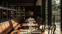Wooden Banquette Cafe Designs Image 4