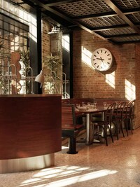 Wooden Banquette Cafe Designs Image 5