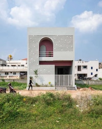 Perforated Facade Compact Residences Image 2