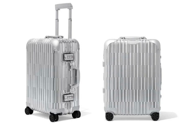 Metallic Optical Illusion Suitcases : RIMOWA Original Cabin Metallic Optical Illusion Suitcases : RIMOWA Original Cabin