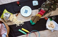Colorful Enamelware Plates Image 2