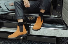 Winterized Suede Chelsea Boots