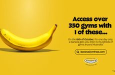 Banana-Inspired Gym Passes