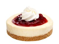 Individual Cherry Cheesecake Desserts Image 1