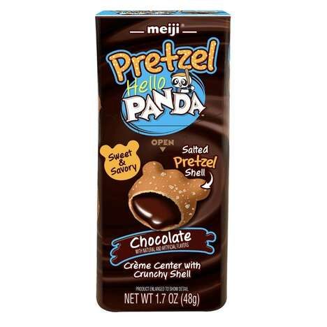 Chocolate-Filled Pretzel Pandas