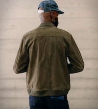 Militant Suede Bomber Jackets Image 3