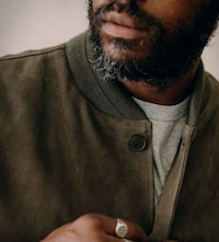Militant Suede Bomber Jackets Image 6