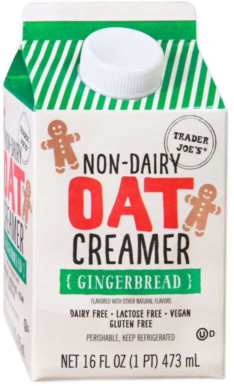 Gingerbread non-dairy creamers