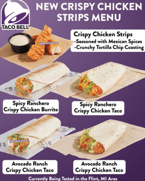 Crispy Chicken-Themed Menus