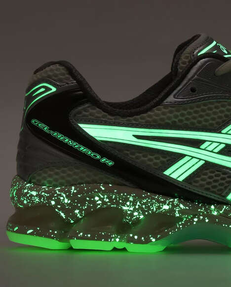 Glowing Luminous Technical Sneakers