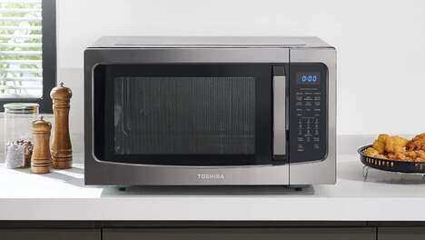 High-Power Air Fryer Microwaves