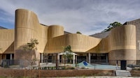 Perforated Facade School Exteriors Image 1
