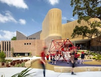 Perforated Facade School Exteriors Image 3