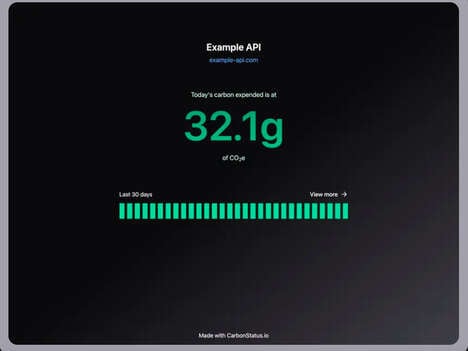 Trackable Web Emissions