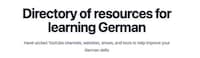 German Learning Directories Image 1
