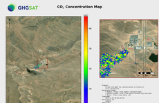 Satellite-Captured Carbon Dioxide Images