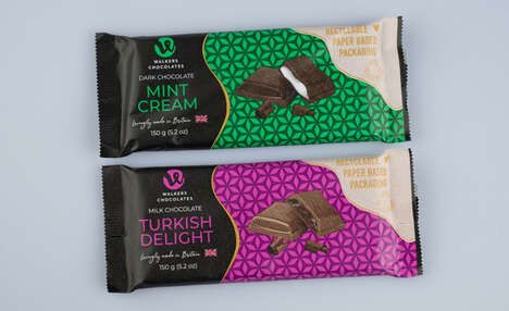 Paper-Packaged Chocolate Bars