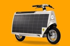 Solar-Powered Cargo Scooters