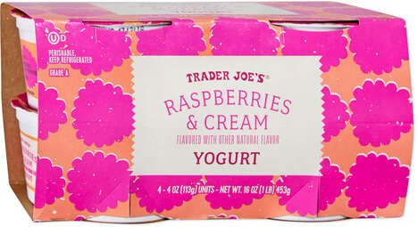 Naturally Flavored Raspberry Yogurts