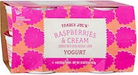 Naturally Flavored Raspberry Yogurts Image 1