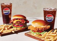 Supersized Fried Chicken Sandwiches Image 1