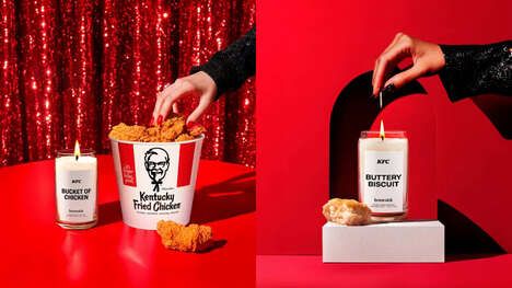 Fried Chicken-Scented Candles