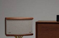 Sleek Wooden Collaborative Speakers