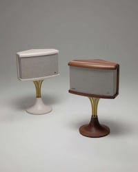 Sleek Wooden Collaborative Speakers Image 3