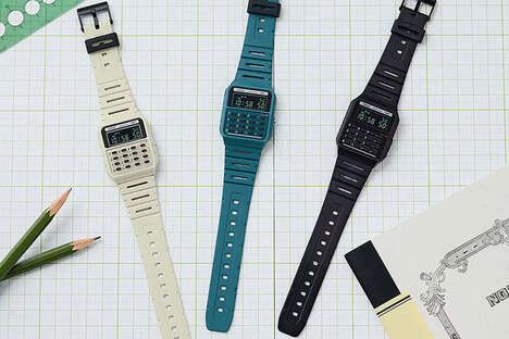 Classic Calculator-Inspired Timepieces