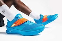 Bold-Colored Accented Sneakers Image 2